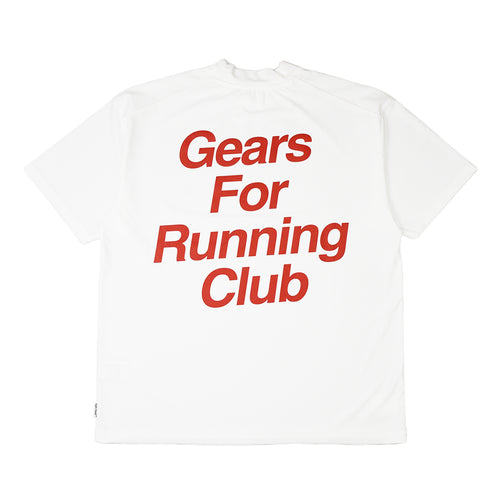 #RUNNING CLUB MOCK NECK TEE