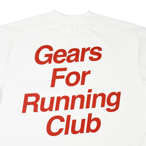 #RUNNING CLUB MOCK NECK TEE