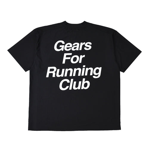 #RUNNING CLUB MOCK NECK TEE