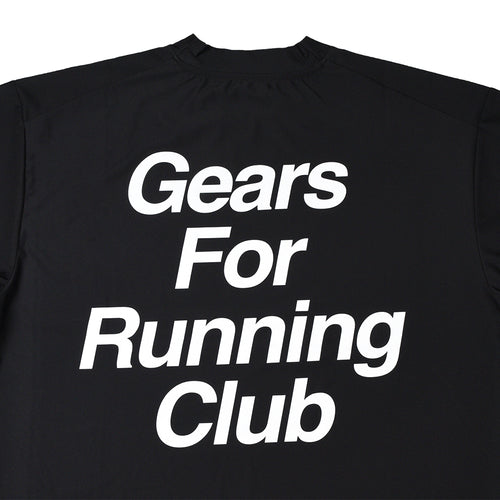 #RUNNING CLUB MOCK NECK TEE