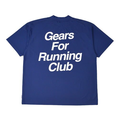 #RUNNING CLUB MOCK NECK TEE