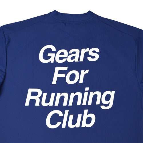 #RUNNING CLUB MOCK NECK TEE