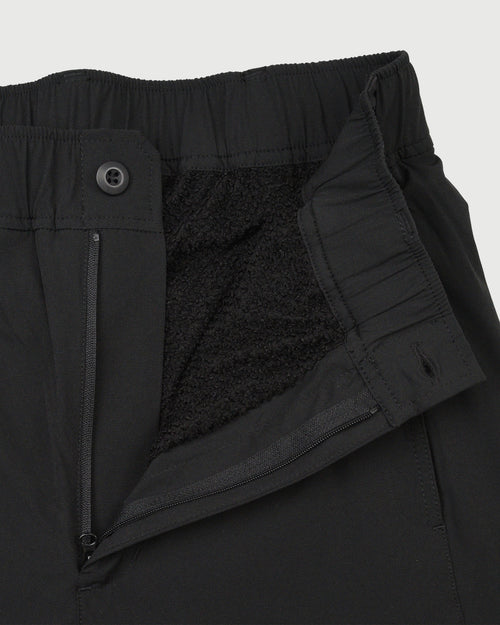 FLEECE LINING STRETCH TAPERED PANTS