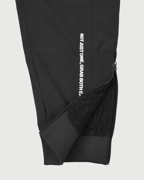 FLEECE LINING STRETCH TAPERED PANTS