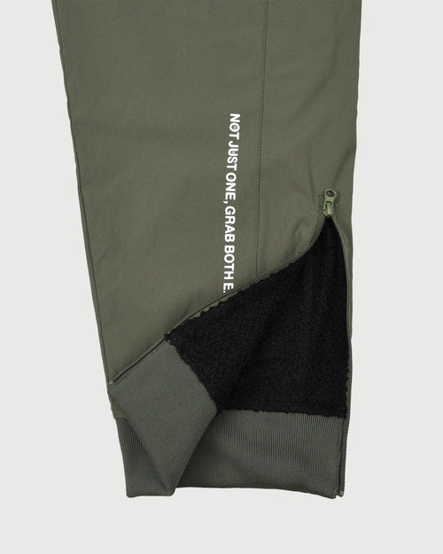 FLEECE LINING STRETCH TAPERED PANTS