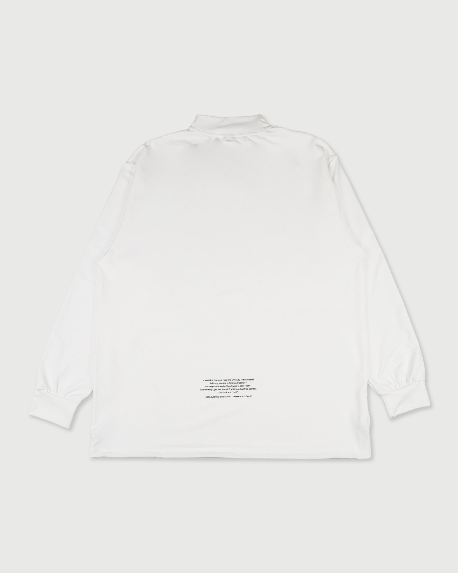 DUAL SLEEVE LOGO L/S MOCK NECK – RUFFLOG