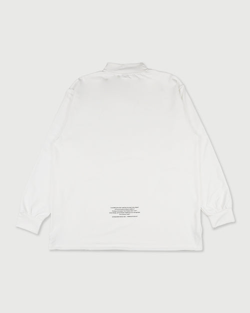 WM DUAL SLEEVE LOGO L/S MOCK NECK