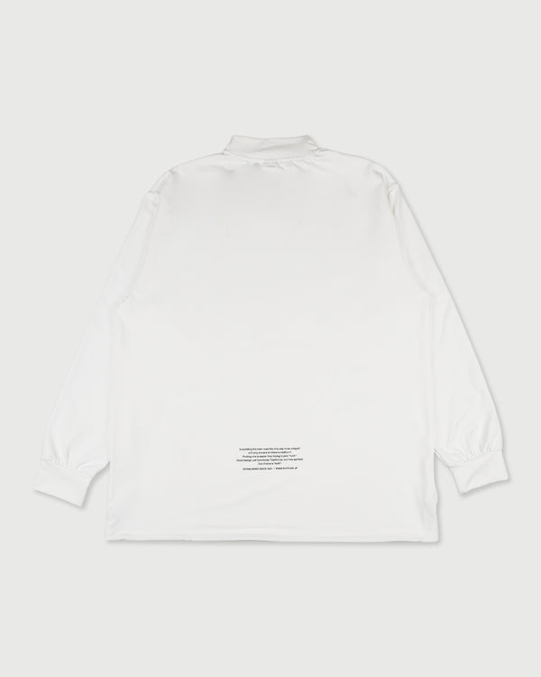 WM DUAL SLEEVE LOGO L/S MOCK NECK