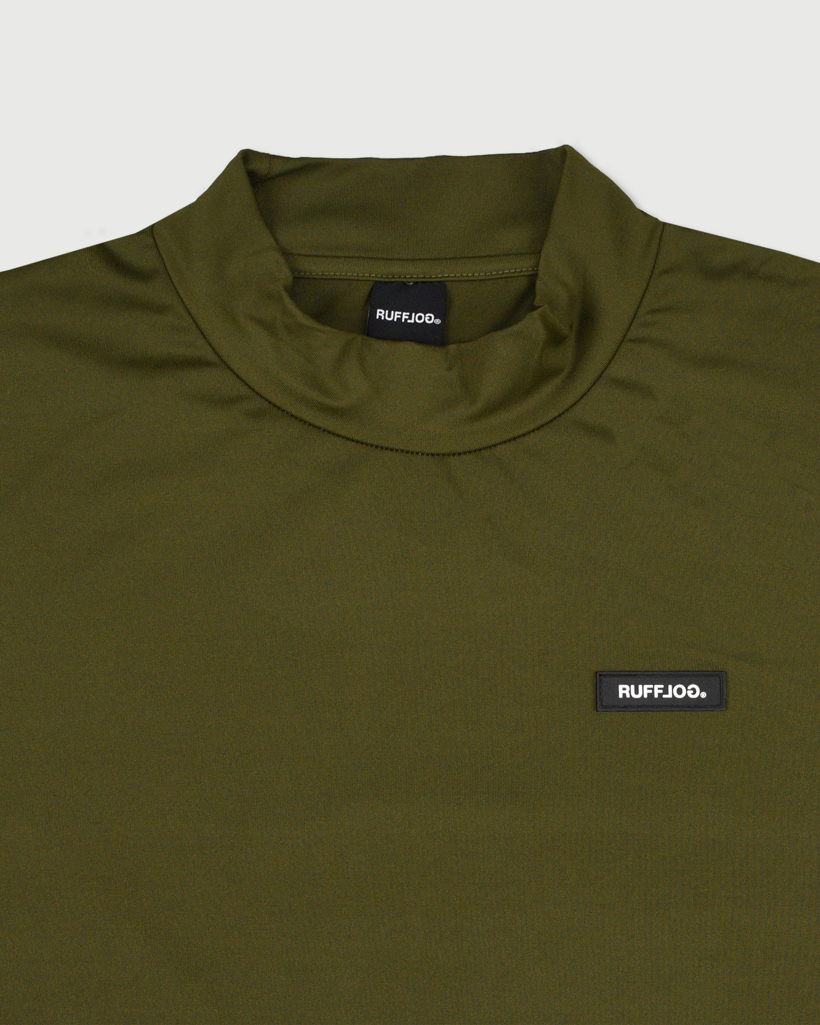 DUAL SLEEVE LOGO L/S MOCK NECK – RUFFLOG