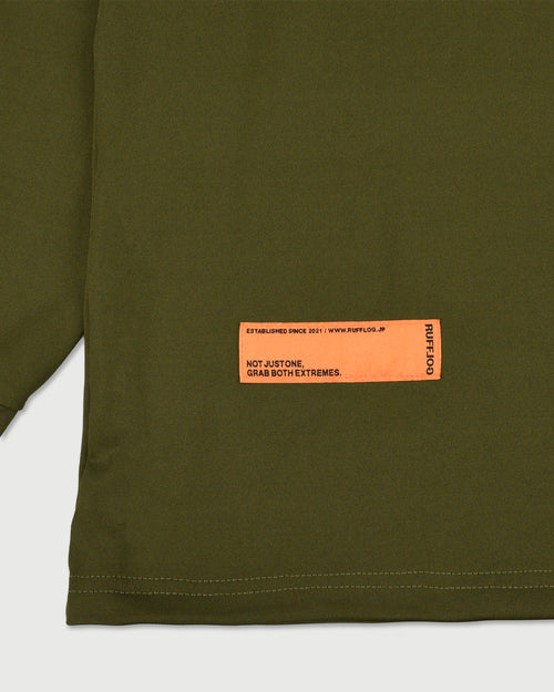WM DUAL SLEEVE LOGO L/S MOCK NECK