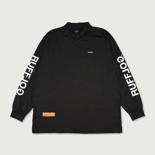 DUAL SLEEVE LOGO L/S MOCK NECK