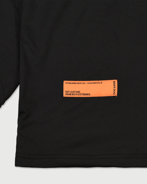 WM DUAL SLEEVE LOGO L/S MOCK NECK