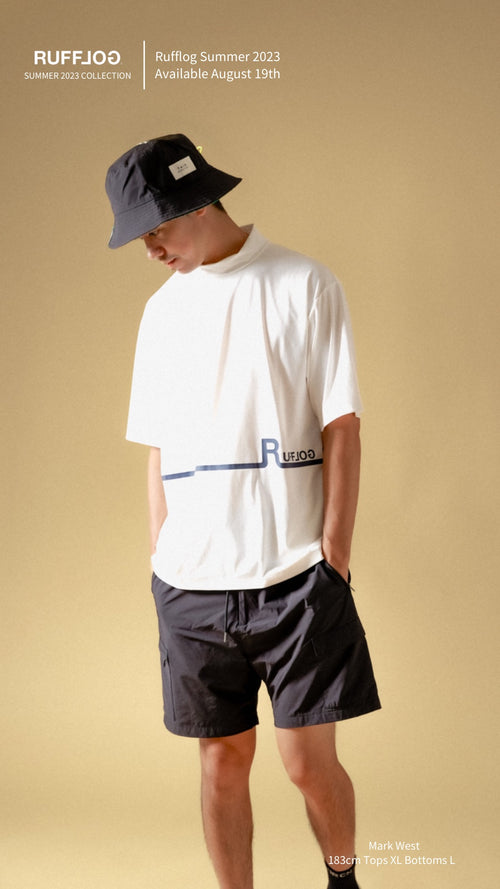 CROSS LINE LOGO S/S MOCK