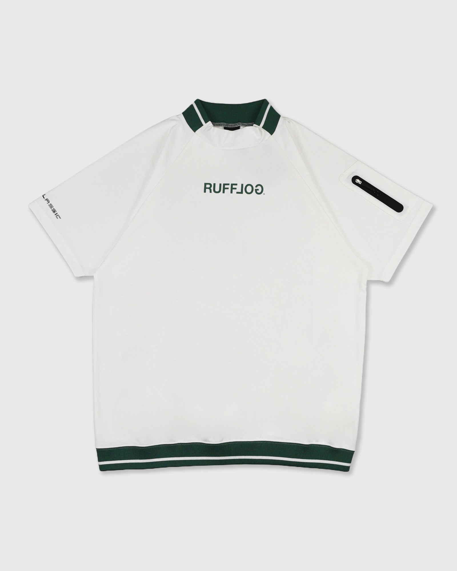 RUFFLOG EDGE BAND TECH POCKET モックネックシャツ EDGE BAND TECH POCKET MOCK NECK SHIRTS – RUFFLOG