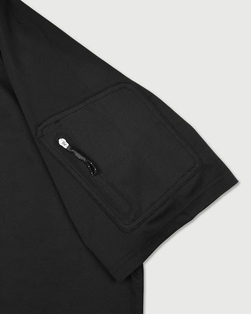 EDGE BAND TECH POCKET MOCK NECK SHIRTS