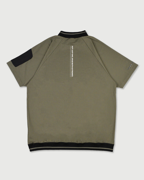 EDGE BAND TECH POCKET MOCK NECK SHIRTS