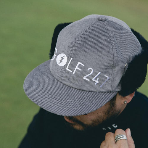 GOLF 247 CORDUROY CAP GREY