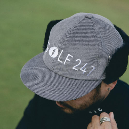 GOLF 247 CORDUROY CAP GREY