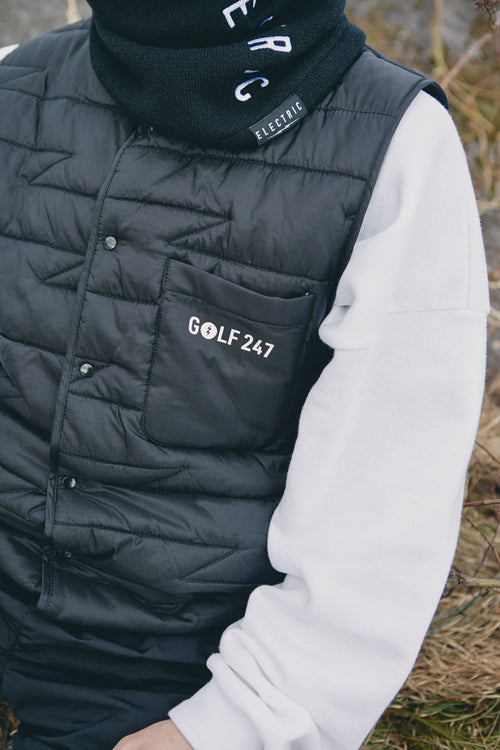 VOLT QUILTING VEST BLACK