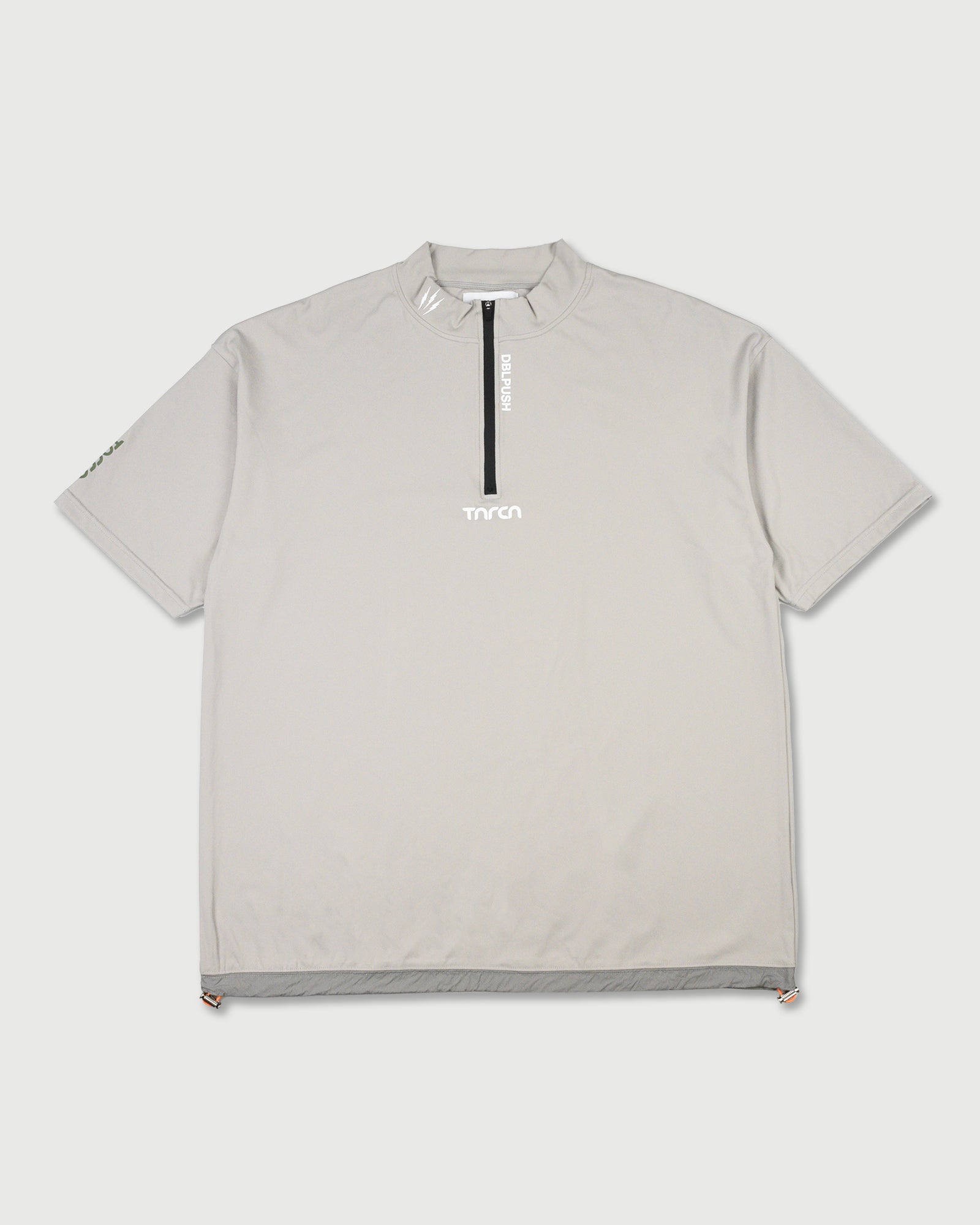 RUFFLOG HALF ZIP モック ネックシャツ WHITE L HALF ZIP MOCK NECK SHIRTS – RUFFLOG