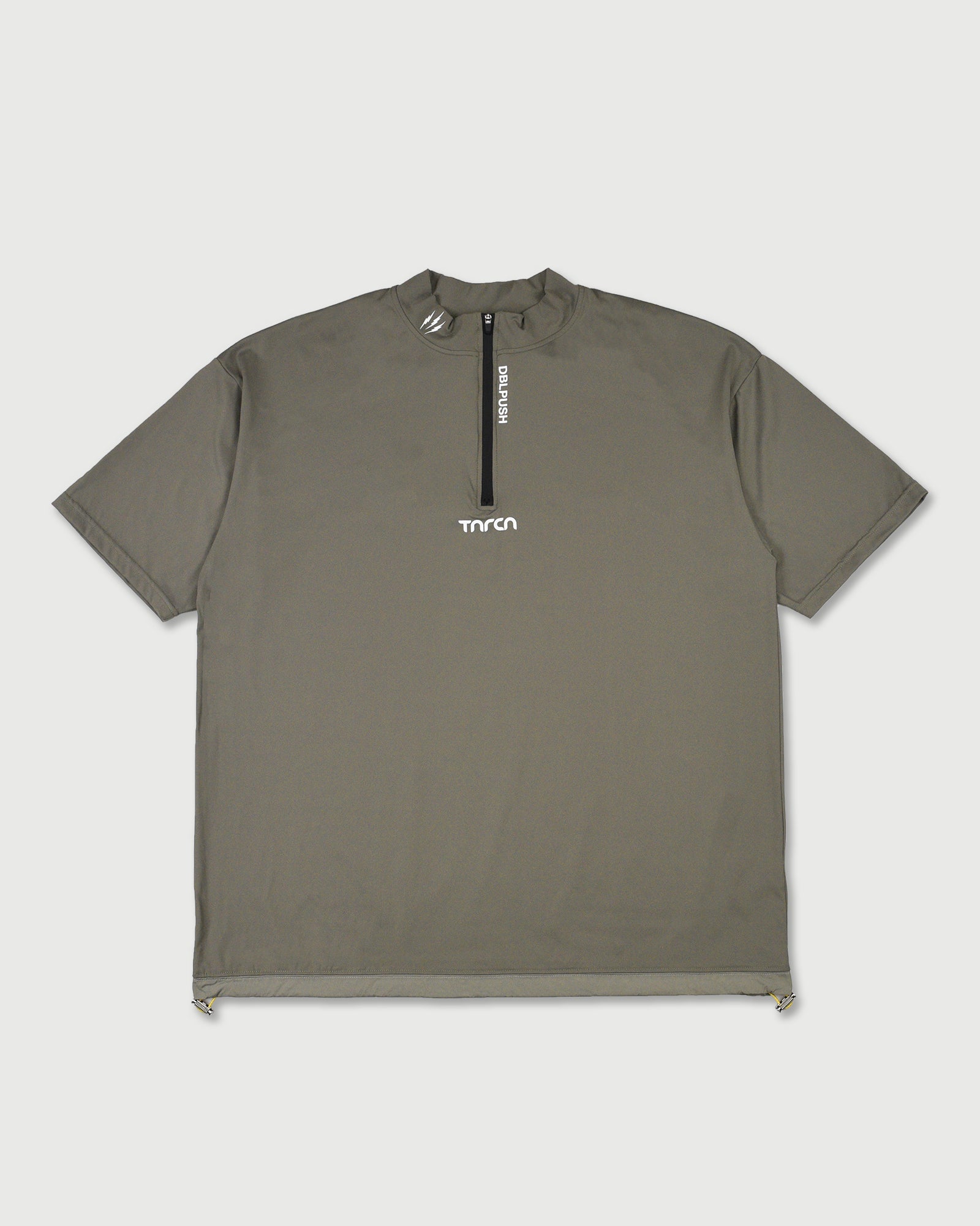RUFFLOG HALF ZIP モック ネック シャツ BLACK XL RUFFLOG HALF ZIP MOCK NECK SHIRT ラフロッグ｜Yahoo!フリマ