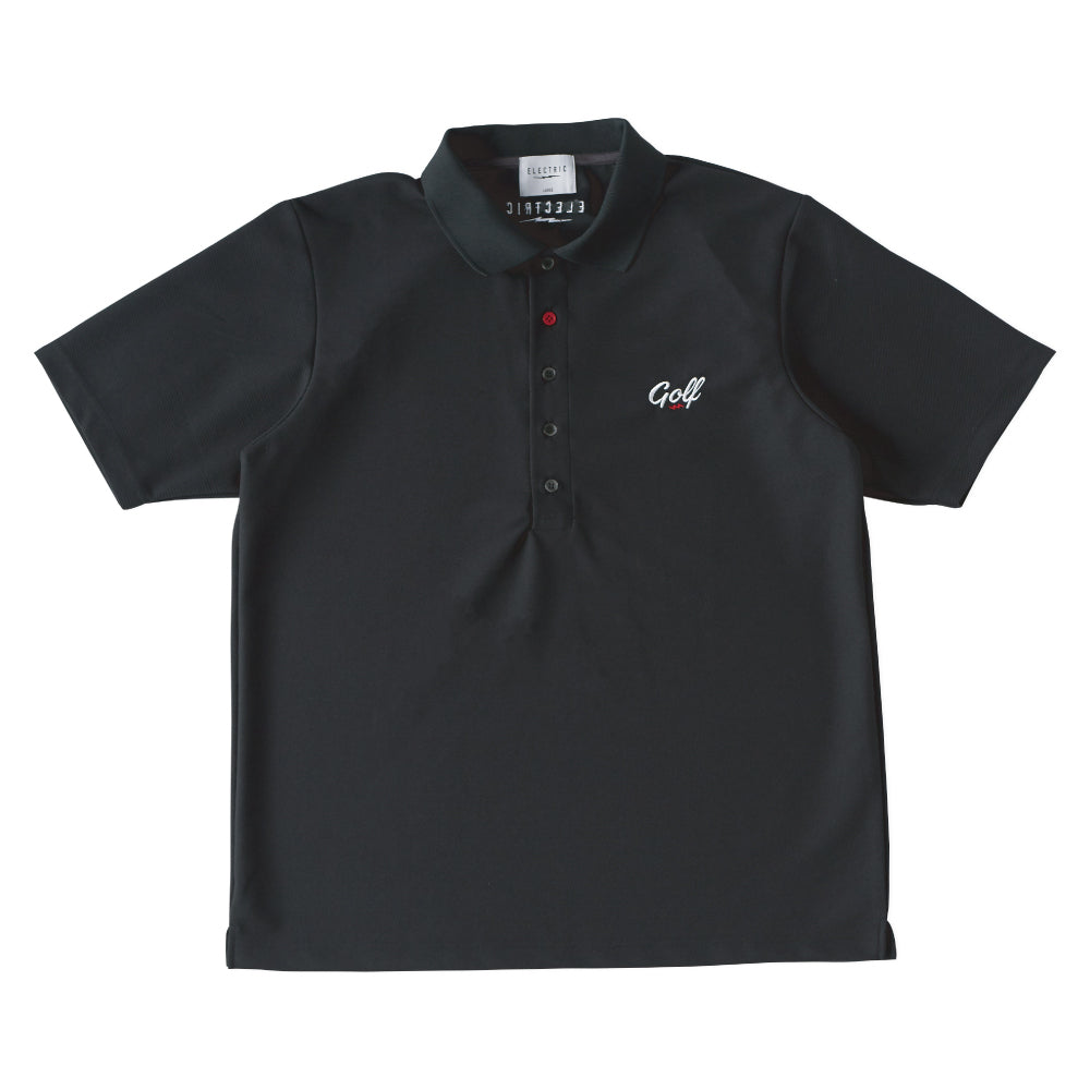 FIVE BUTTONS S/S POLO BLACK – RUFFLOG