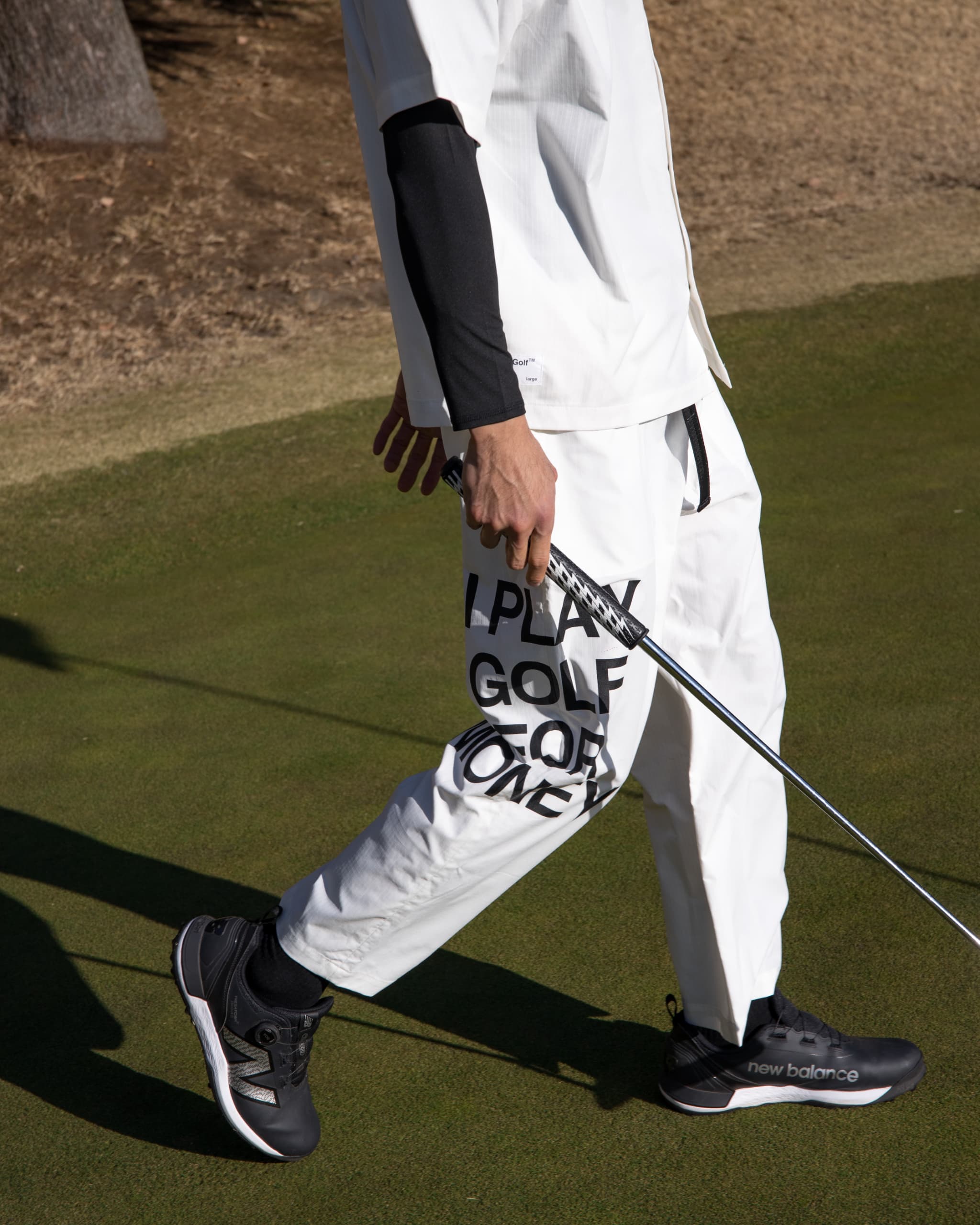 Cph/Golf™ PRO ADJUSTABLE WIDE PANTS WHITE – RUFFLOG
