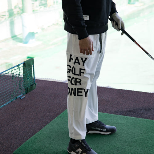 #Cph/Golf™ PRO ADJUSTABLE WIDE PANTS  WHITE