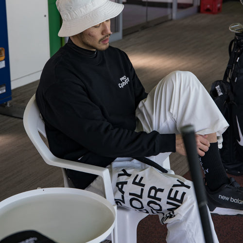 #Cph/Golf™ PRO CREW SWEAT BLACK