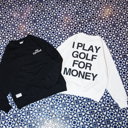 #Cph/Golf™ PRO CREW SWEAT BLACK