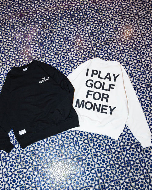 #Cph/Golf™ PRO CREW SWEAT BLACK
