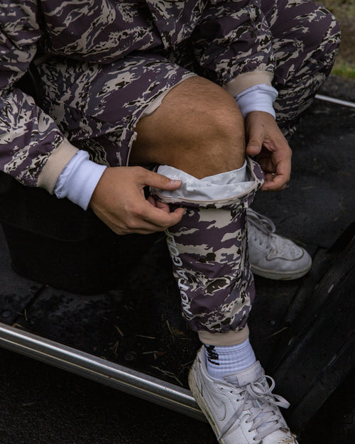 #DETACHABLE TACTICAL NYLON PANTS GRAY CAMO
