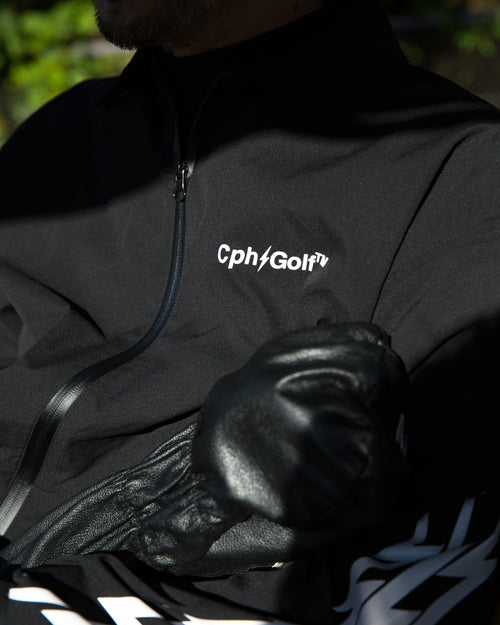 #THUNDER STRIPES W-P JACKET BLACK