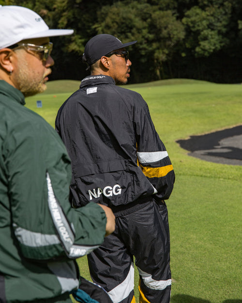 #NAGG HOOD IN NYLON JACKET BLACK