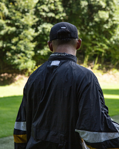 #NAGG HOOD IN NYLON JACKET BLACK