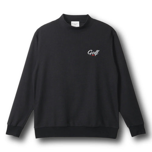GOLF LOGO EMBROIDERY MOCK NECK THERMAL
