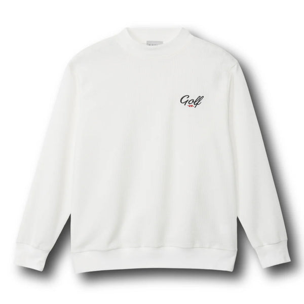 GOLF LOGO EMBROIDERY MOCK NECK THERMAL