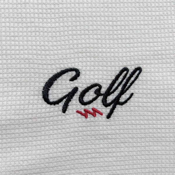 GOLF LOGO EMBROIDERY MOCK NECK THERMAL