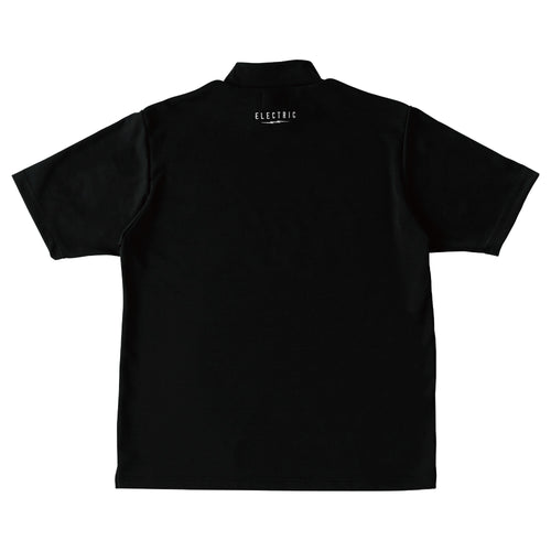 GOLF LOGO MOCK NECK S/S TEE BLACK