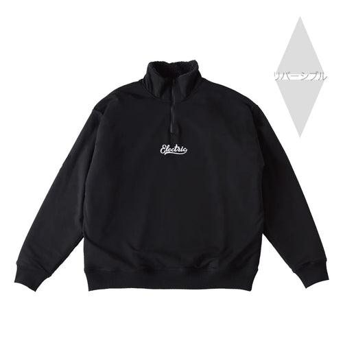 GOLF REVERSIBLE HALF ZIP BLACK