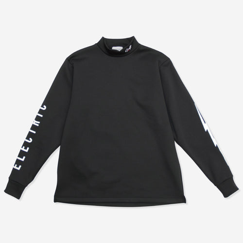 GOLF VOLT SLEEVE MOCK NECK L/S TEE WHITE