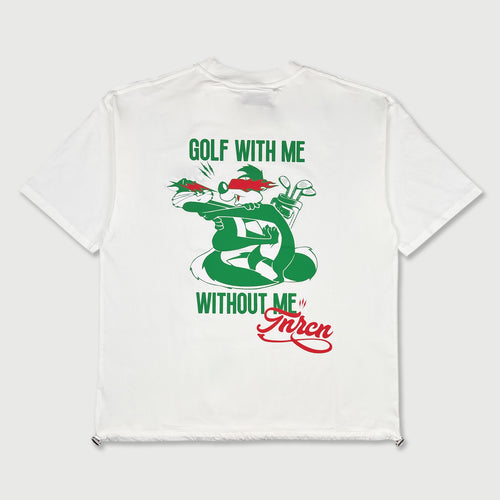 WM GOLF WITH ME S/S MOCK NECK TEE