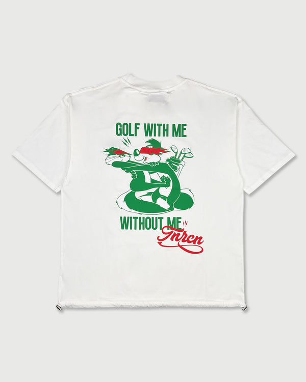 WM GOLF WITH ME S/S MOCK NECK TEE