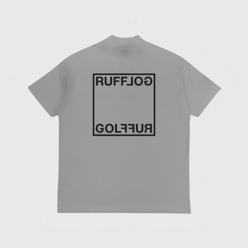 SQUARE LOGO MOCK NECK SHIRTS