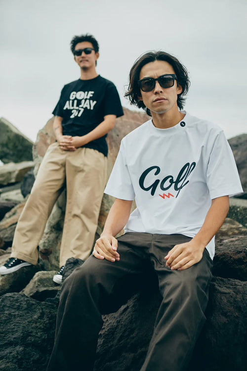 RUFFLOG ラフロッグ L モックネック ゴルフ 白RF/24SSM/T02 RUFFLOG RUFFLOG ラフロッグ L モックネック ゴルフ 白RF/24SSM/T02 RUFFLOG