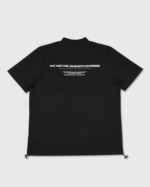 HEAD AND TAIL LOGO OUT POCKET MOCK NECK SHIRTS