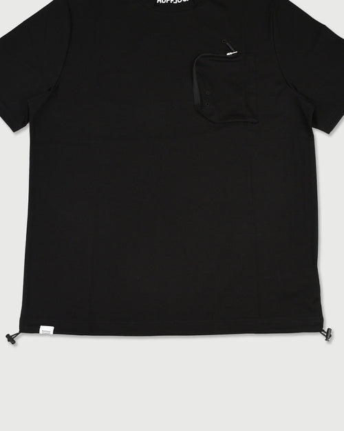 HEAD AND TAIL LOGO OUT POCKET MOCK NECK SHIRTS