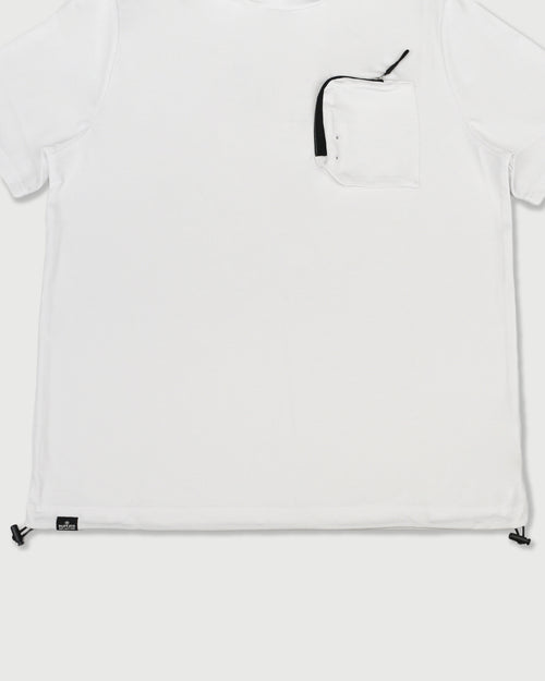 HEAD AND TAIL LOGO OUT POCKET MOCK NECK SHIRTS