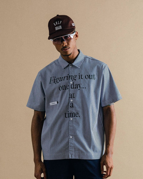 Reymon S/S Stripe Oxford Button-Up Shirt