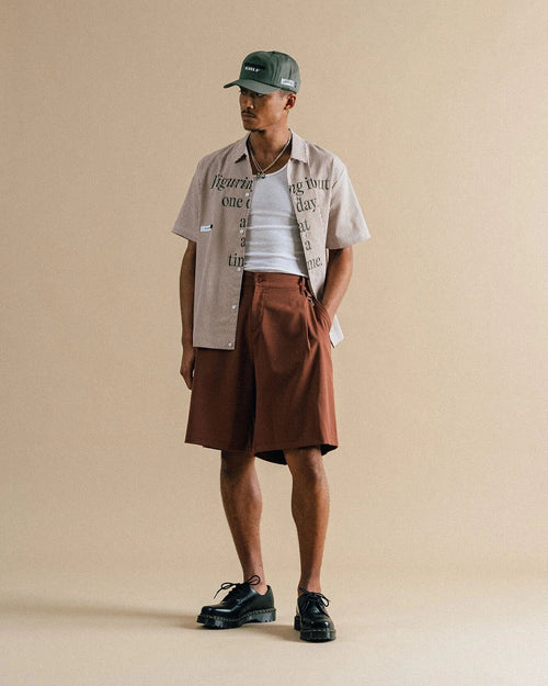 Reymon S/S Stripe Oxford Button-Up Shirt